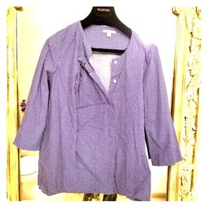 Cotton oversized button top from Europe